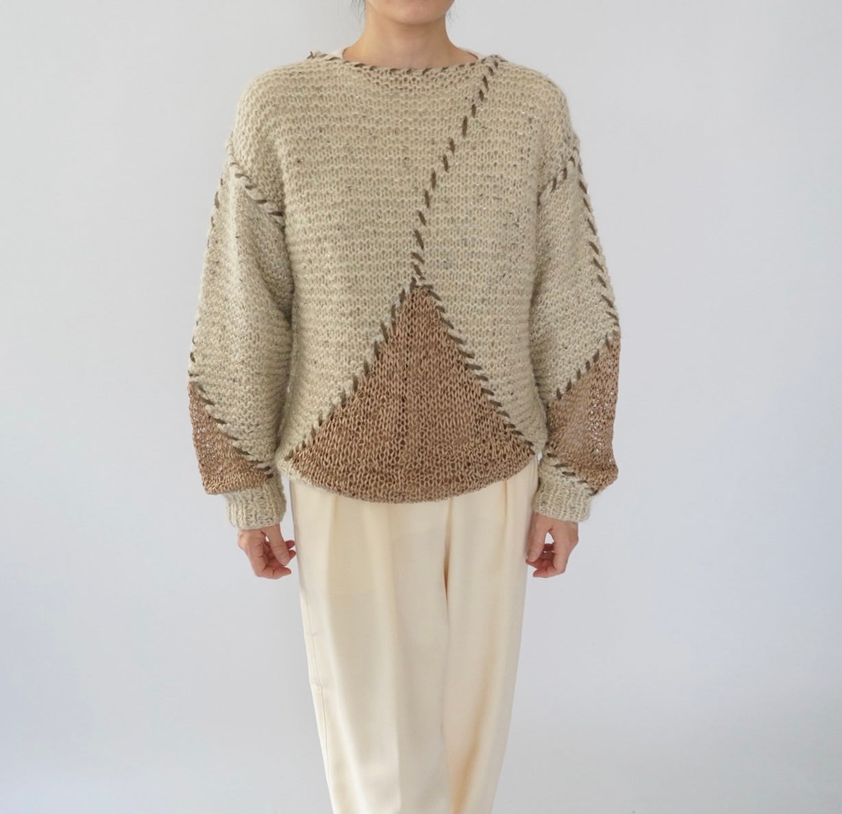 80s Woven Mohair Knit Made in Italy