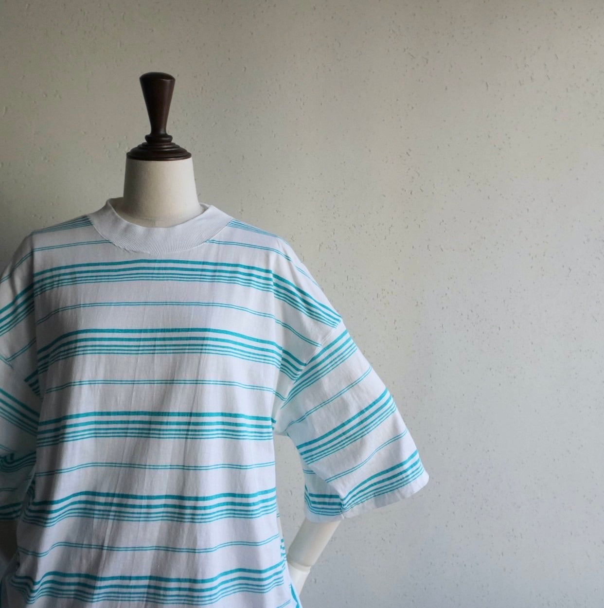 90s EURO Striped Printed T-shirt