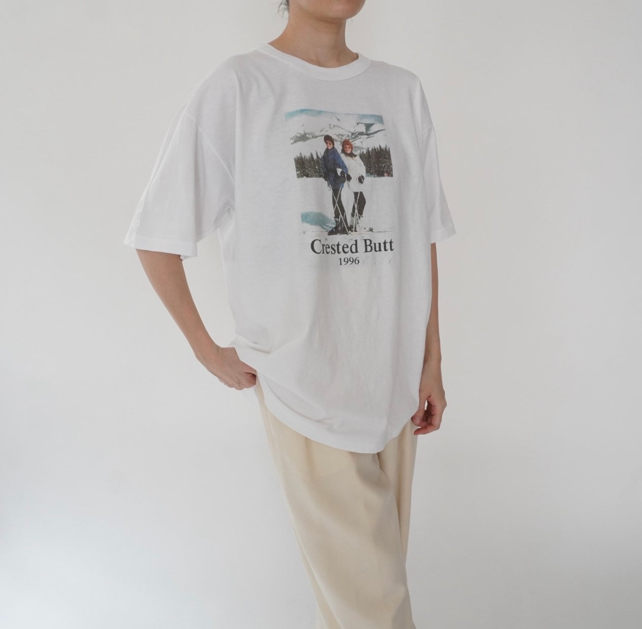 90s Photo Printed T-shirt Made in USA
