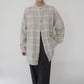 90s Linen Plaid Shirt