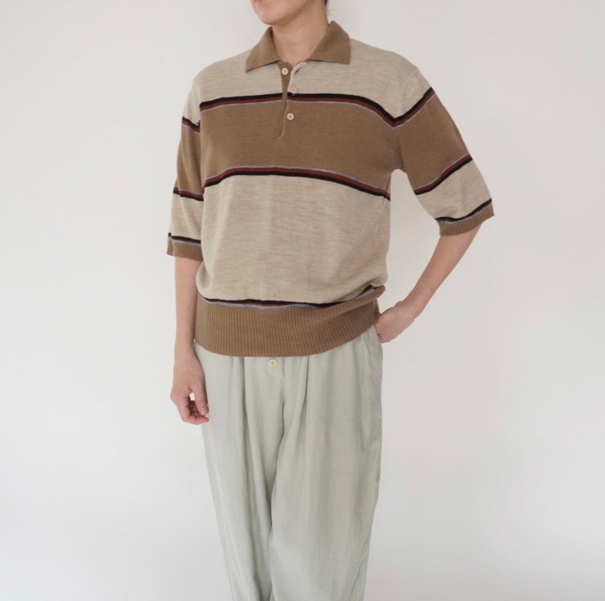 80s Striped Top