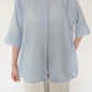 90s Striped Blue Shirt