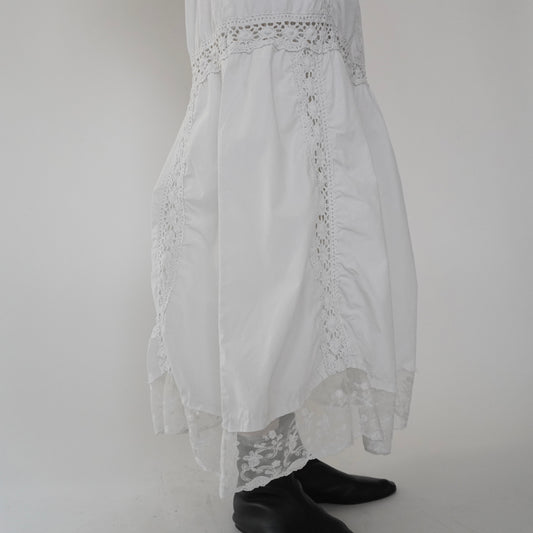80s Lace Design Skirt Made in Italy