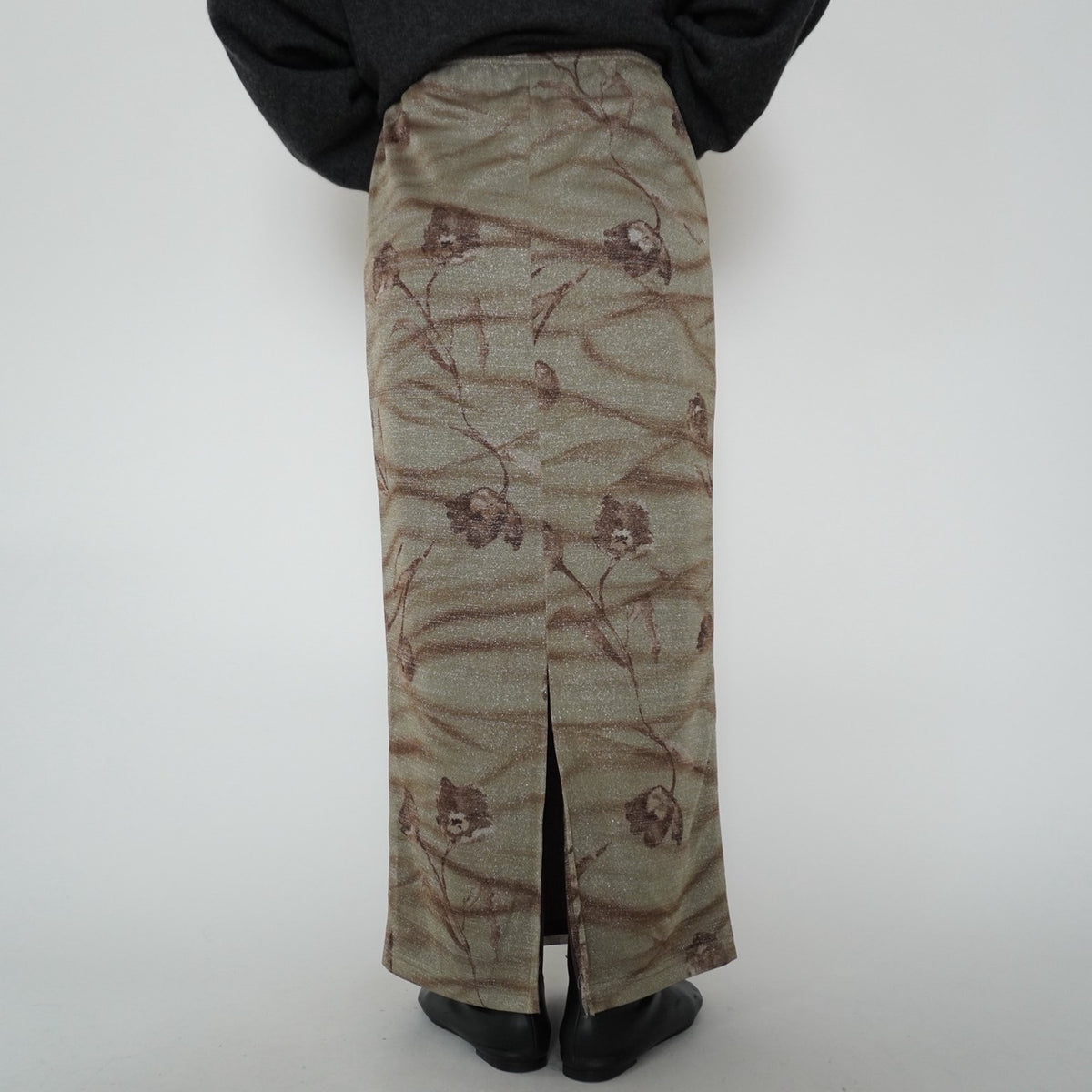 90s Flower Pattern Skirt  Made in USA