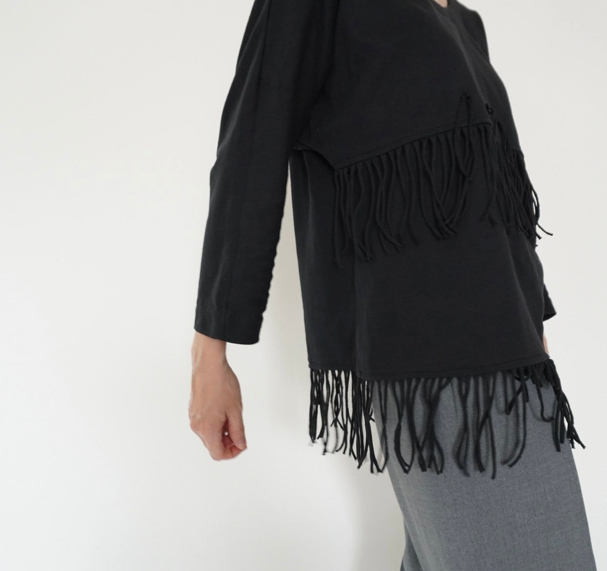 90s Fringe Top Made in USA