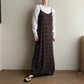90s Printed Rayon Dress Made in USA