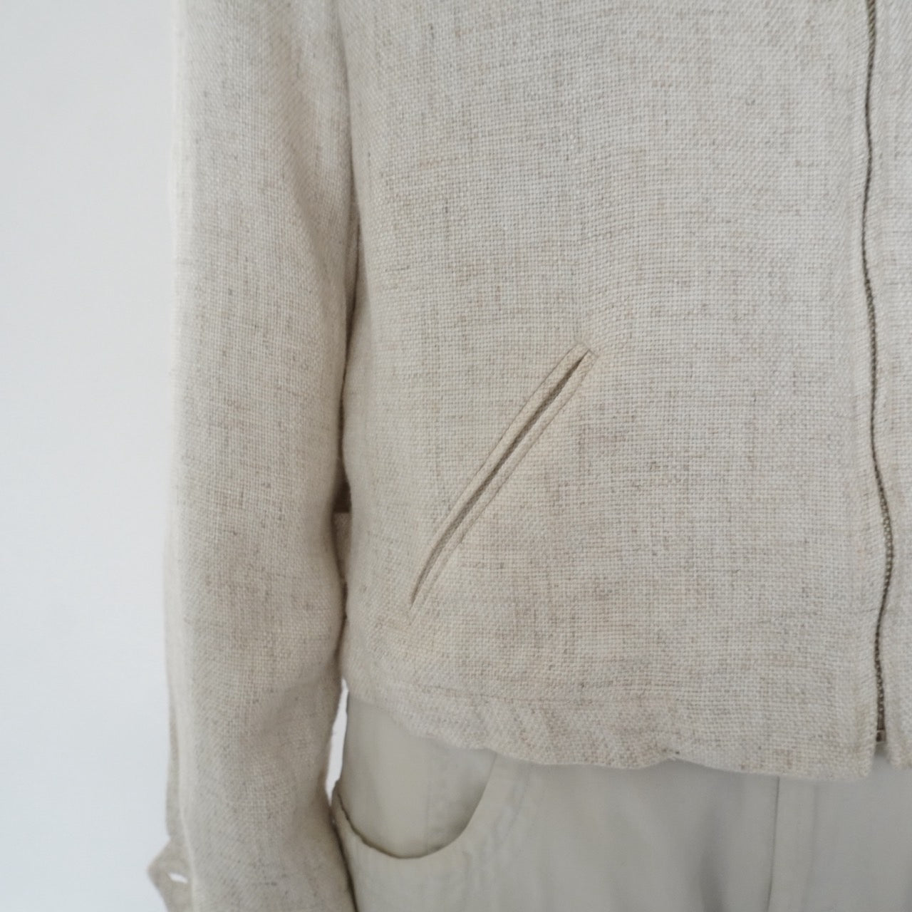 90s Ivory Jacket Made in USA