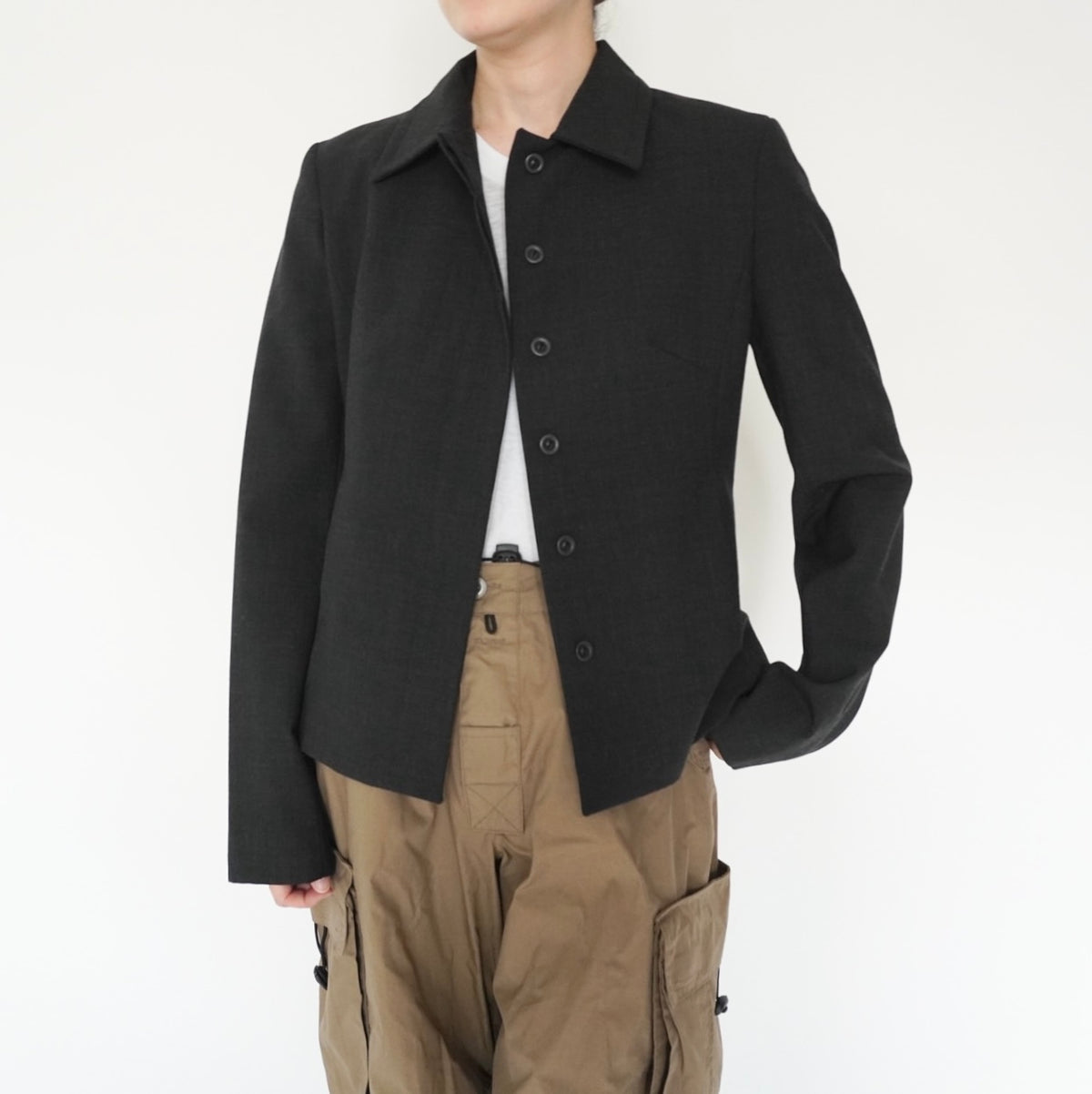 90s EURO  C.Gray Jacket