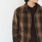90s Wool Shadow Plaid Jacket