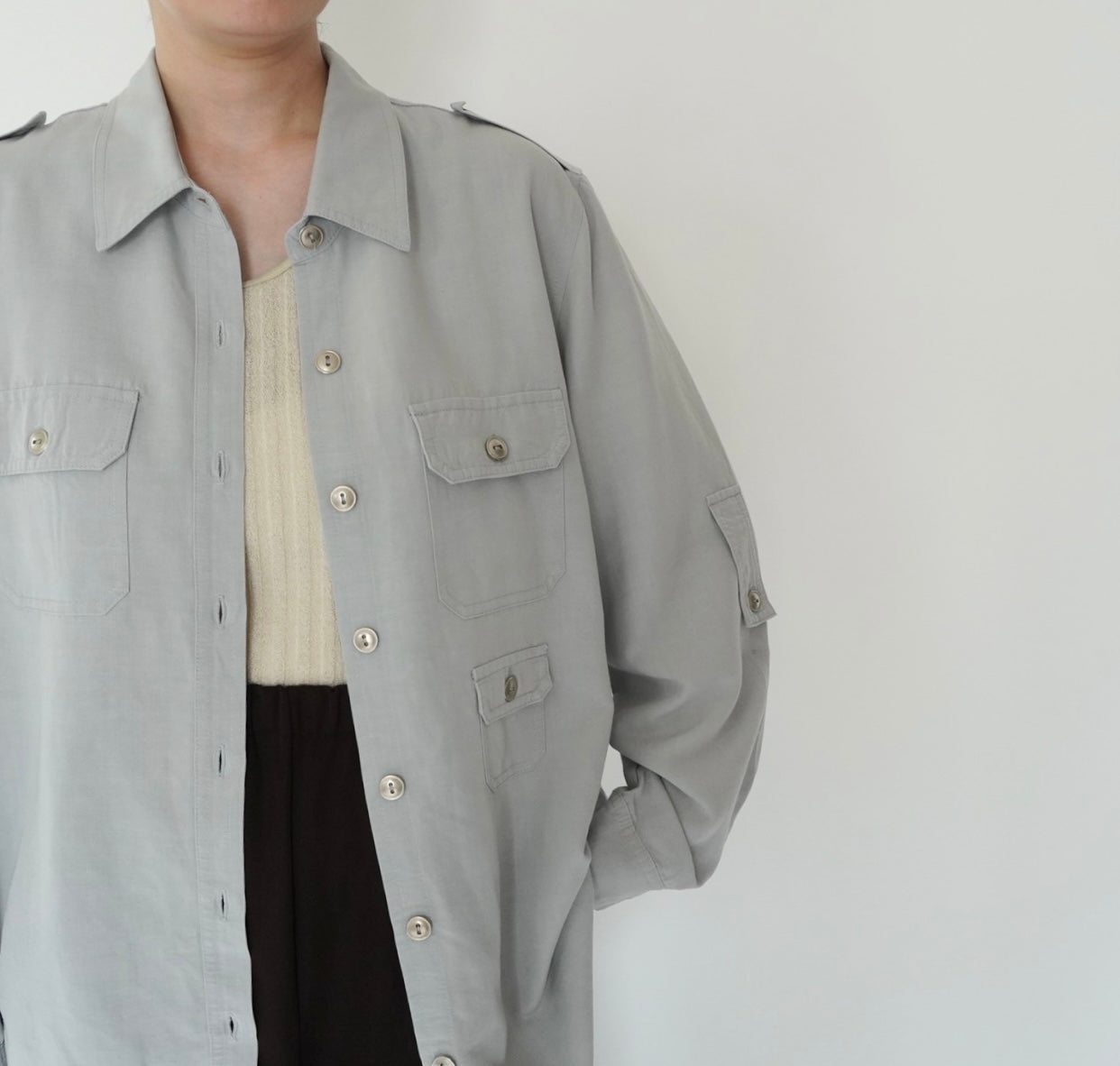 90s Design Rayon Shirt