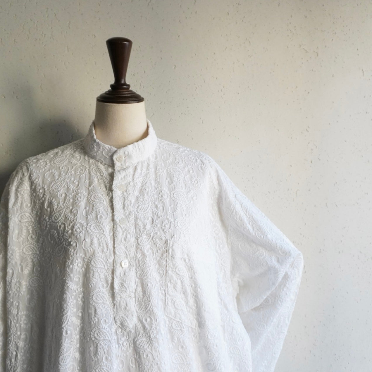 80s Cotton Embroidery Tunic