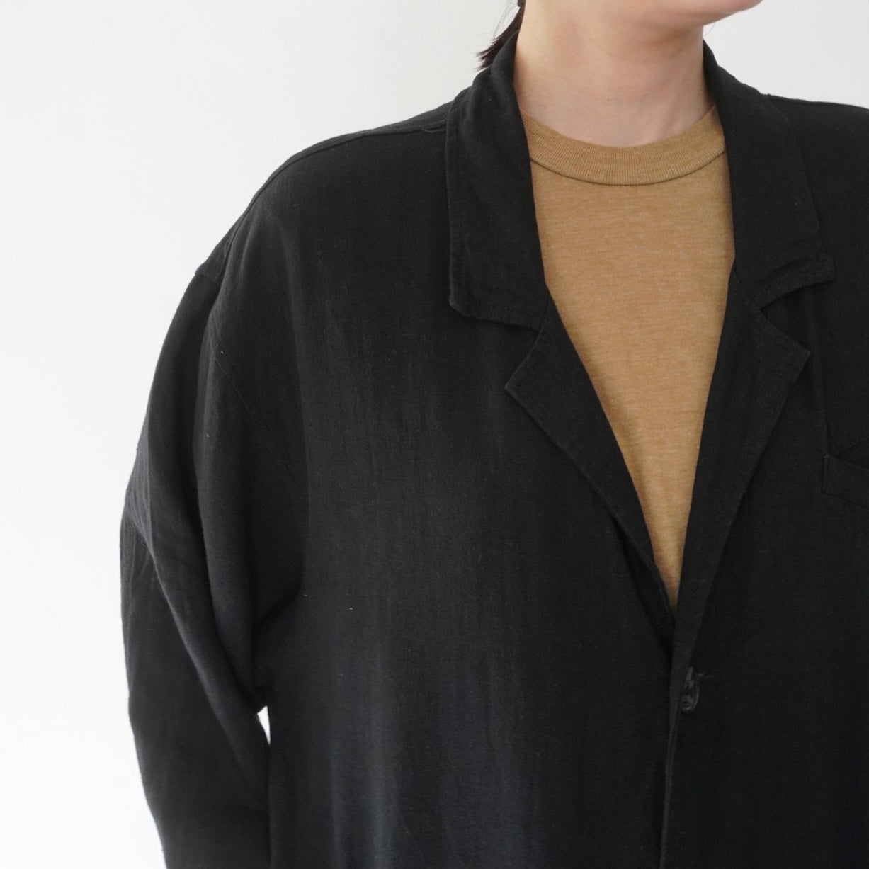 90s Linen Coat