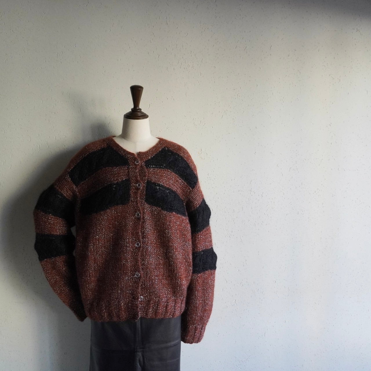 80s EURO Mohair Knit Cardigan