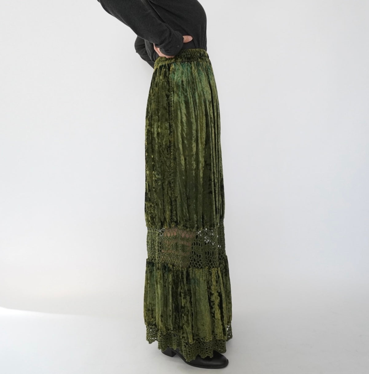 90s Velour Skirt