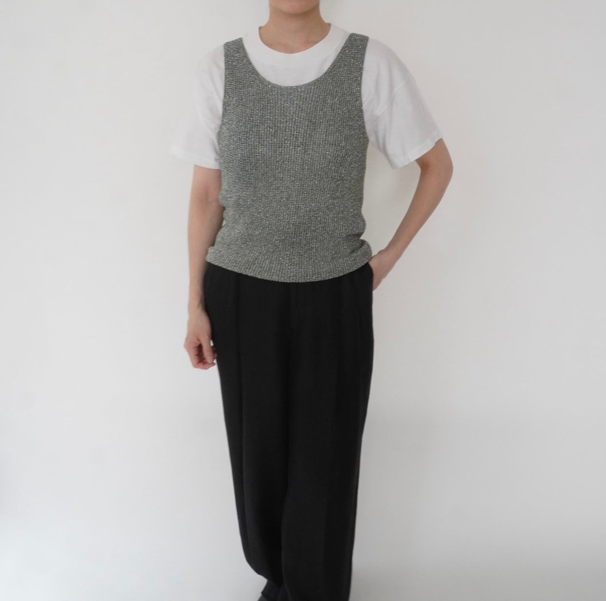90s Silver Top