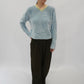 90s Light Blue Top