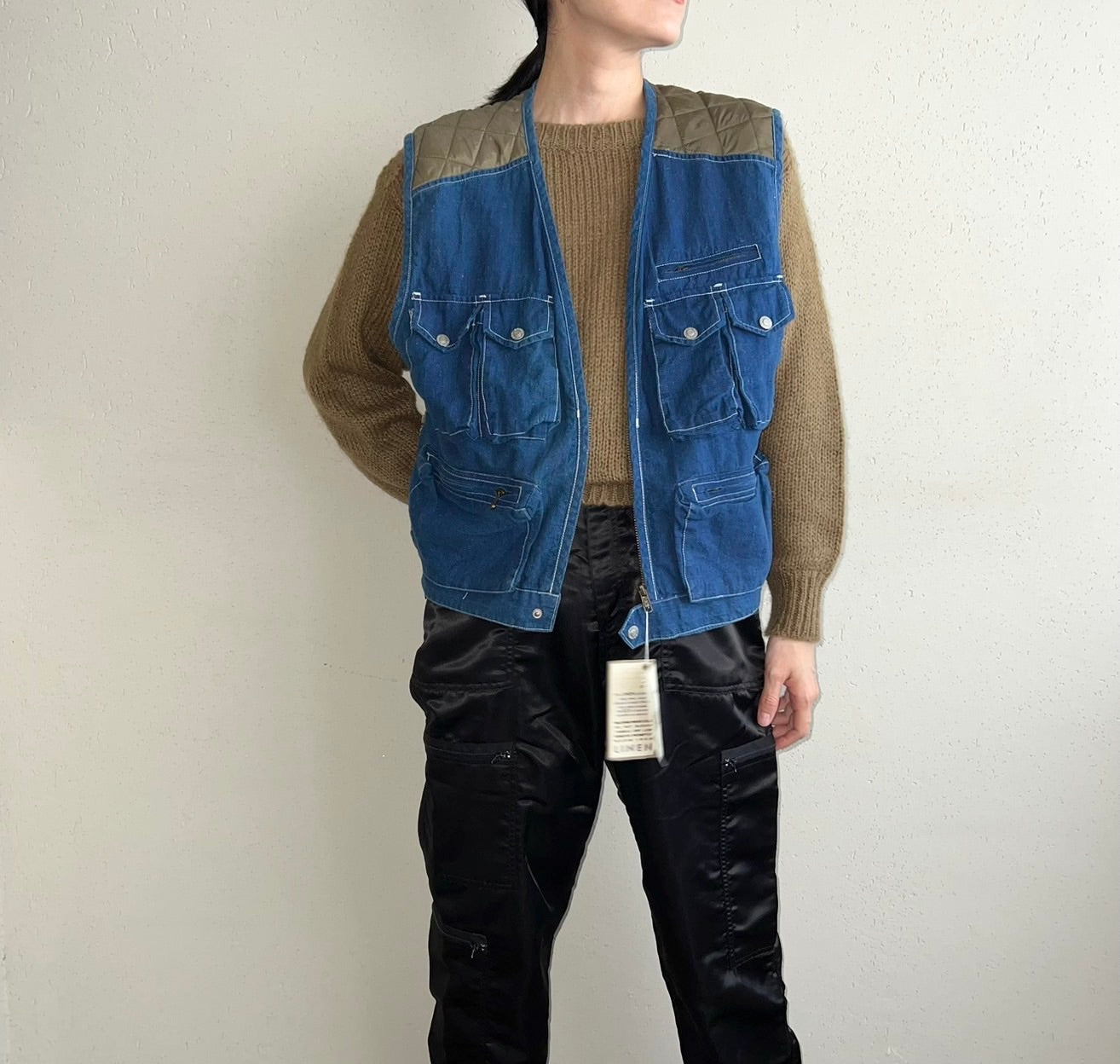 90s Denim Vest Dead Stock