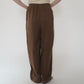 90s Brown Silk Pants