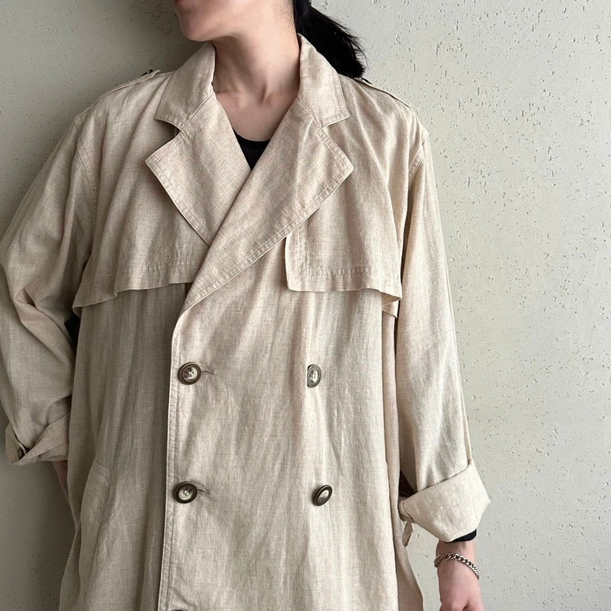 90s Linen Jacket Dead Stock