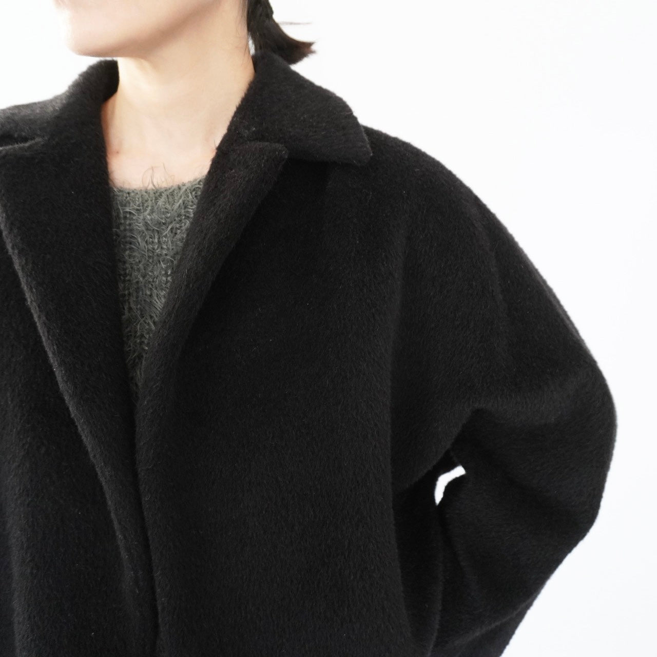 90s Shaggy Mohair Jacket  Made in Italy