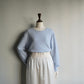 90s Light Blue Top