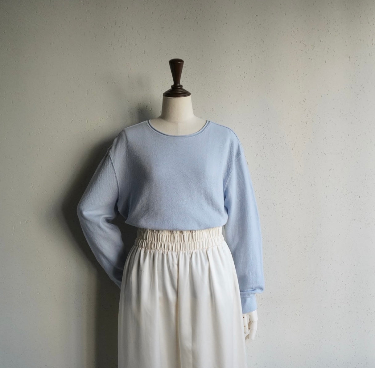 90s Light Blue Top