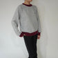 80s Two Tone Printed Sweater Made in USA
