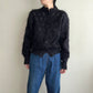 80s  Mohair Knit Cardigan Made in Scotland