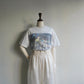 80s Photo Printed T-shirt Made in USA