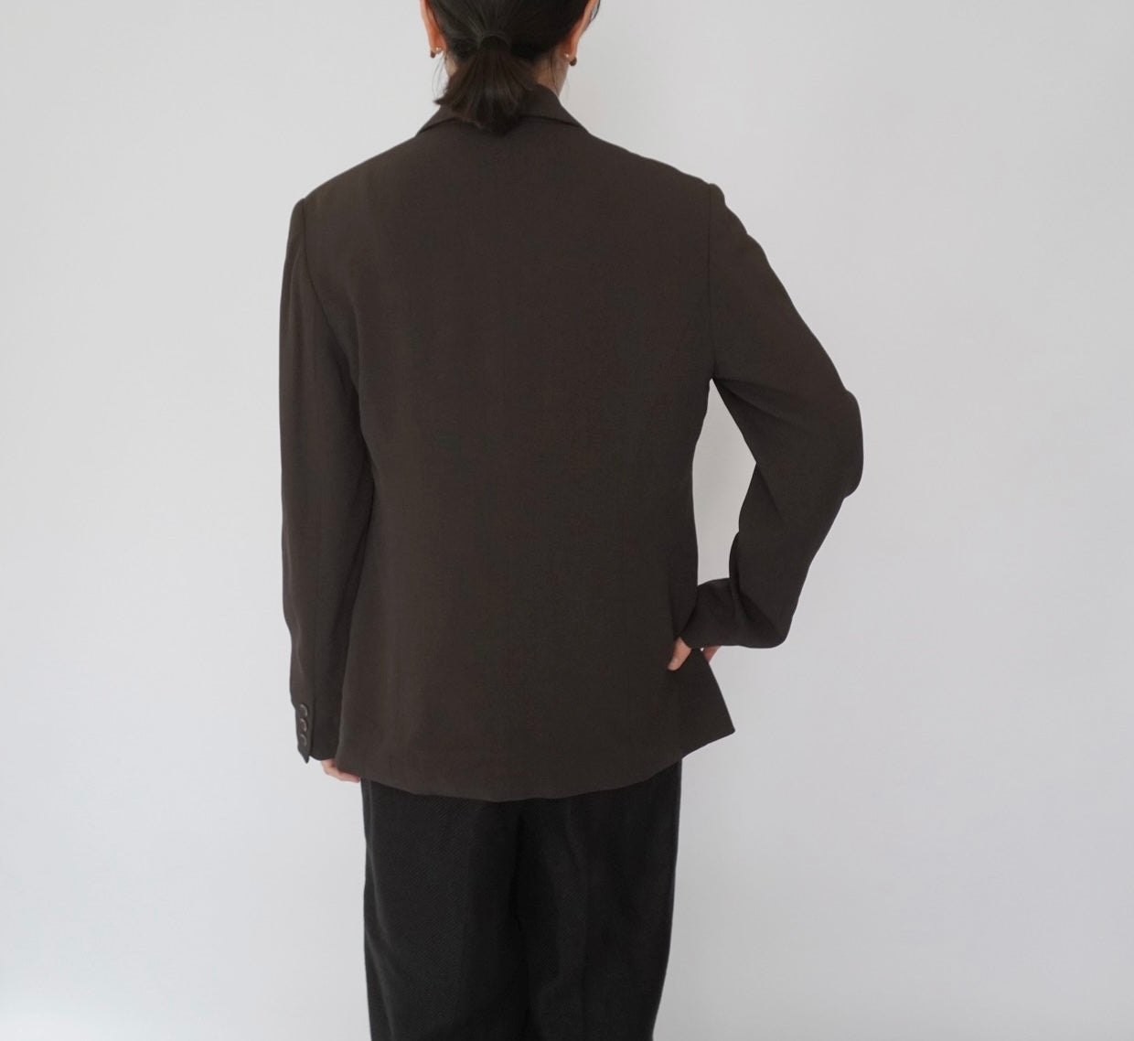 80s Brown Jacket Made in USA