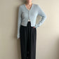 90s Ribbed Cardigan Made in USA