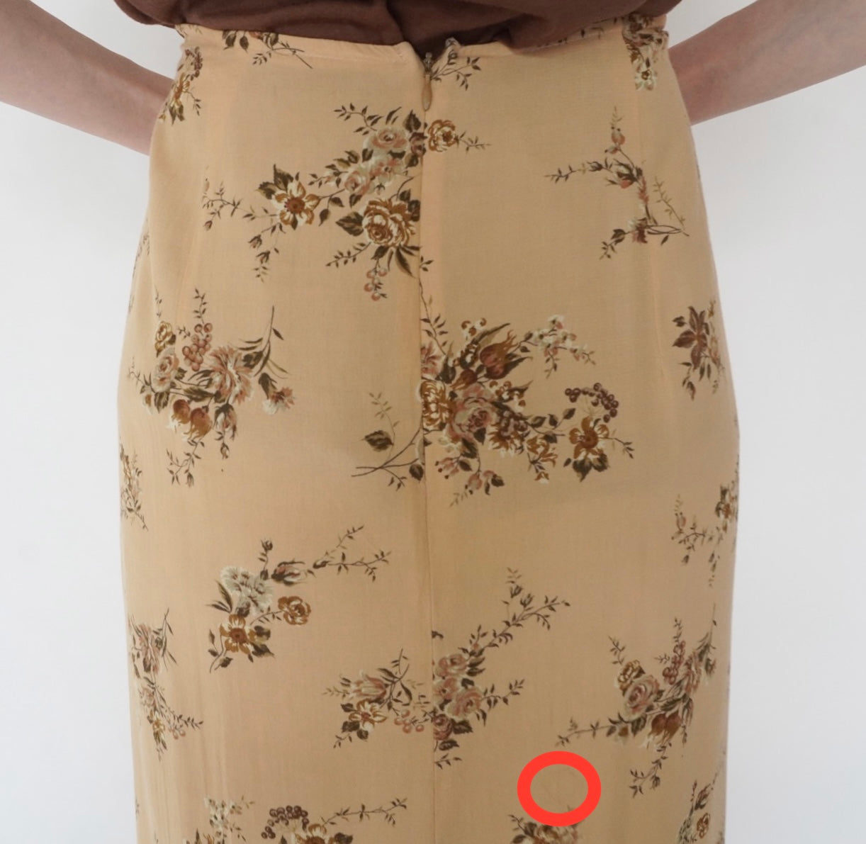90s Printed Skirt