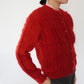 80s Red Cardigan