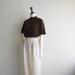 70s Brown Top Made in USA