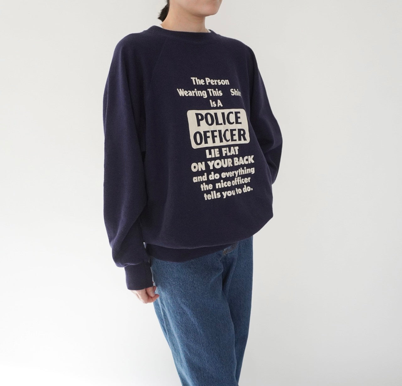 90s Printed Sweater Made in USA