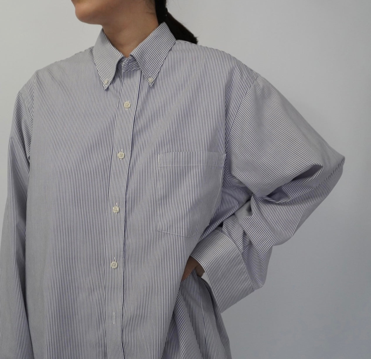 90s Striped Shirt Made in USA