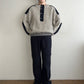 80s Black x White Knit Made in  Norway
