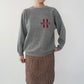 80s Printed Sweater Made in USA