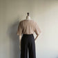 90s Pleated Top Made in USA
