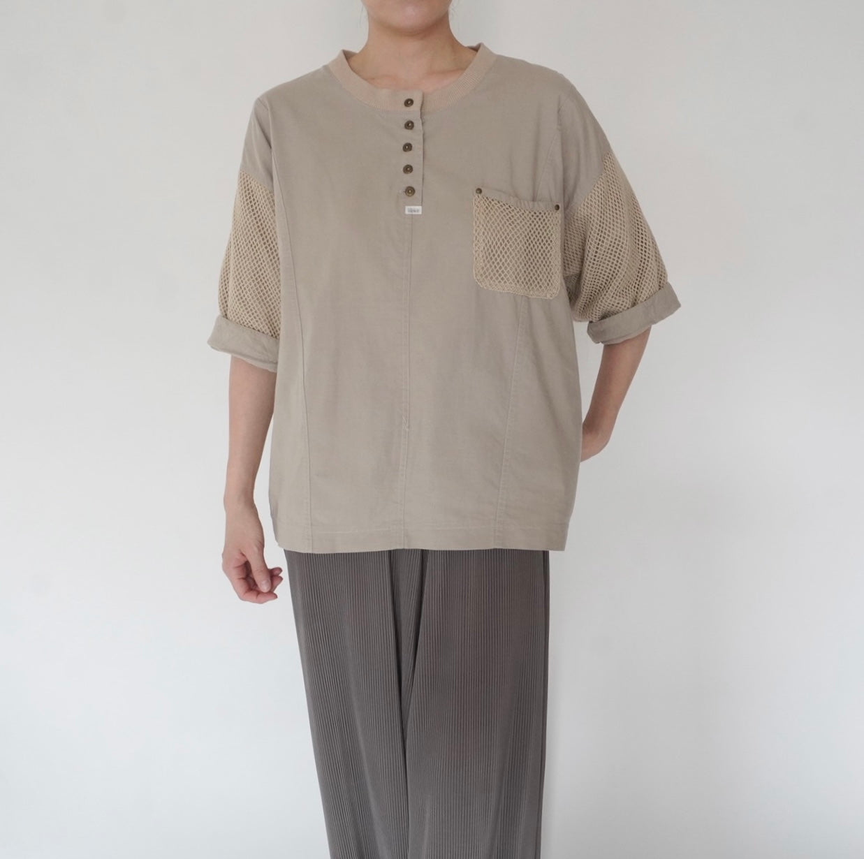 90s Mesh Design Top