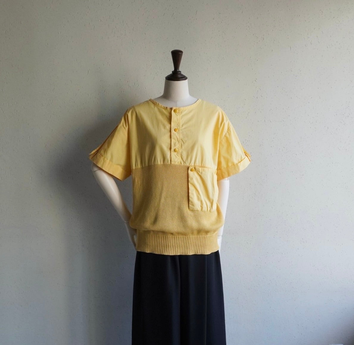 90s Design Cotton Top Made in Italy