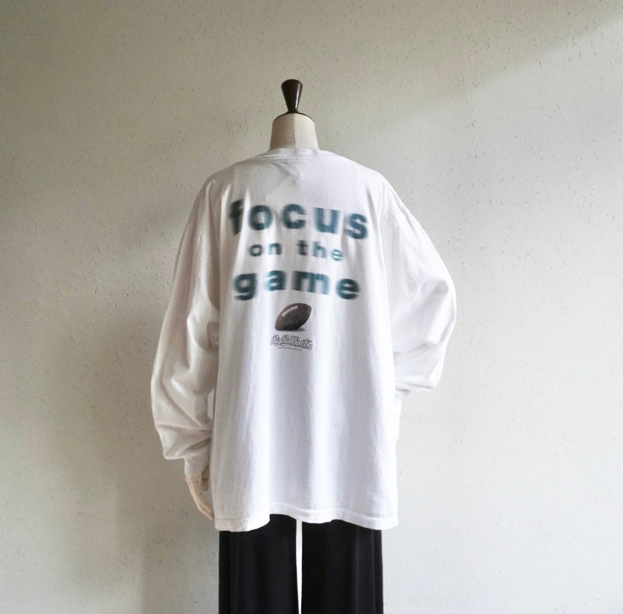 90s Printed Long Sleeves T-shirt Made in USA
