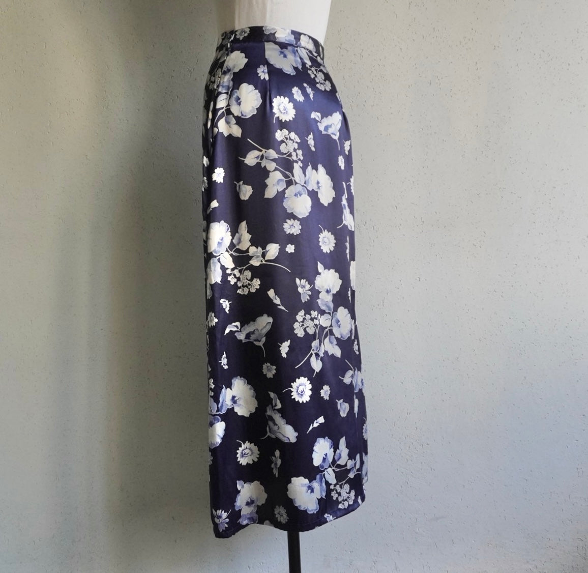 90s Floral Print Skirt