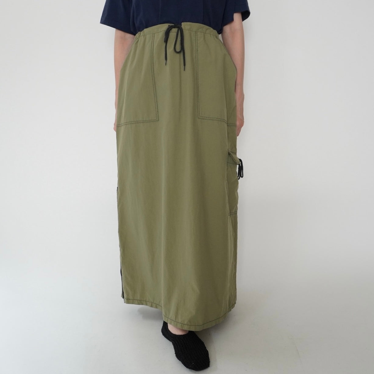 90s Khaki Design Skirt Made in USA
