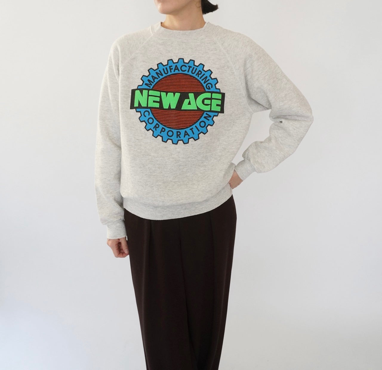 90s Printed Sweater Made in USA