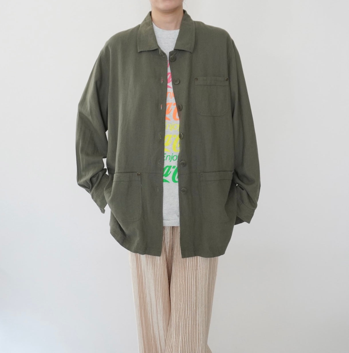 90s Khaki Light Jacket