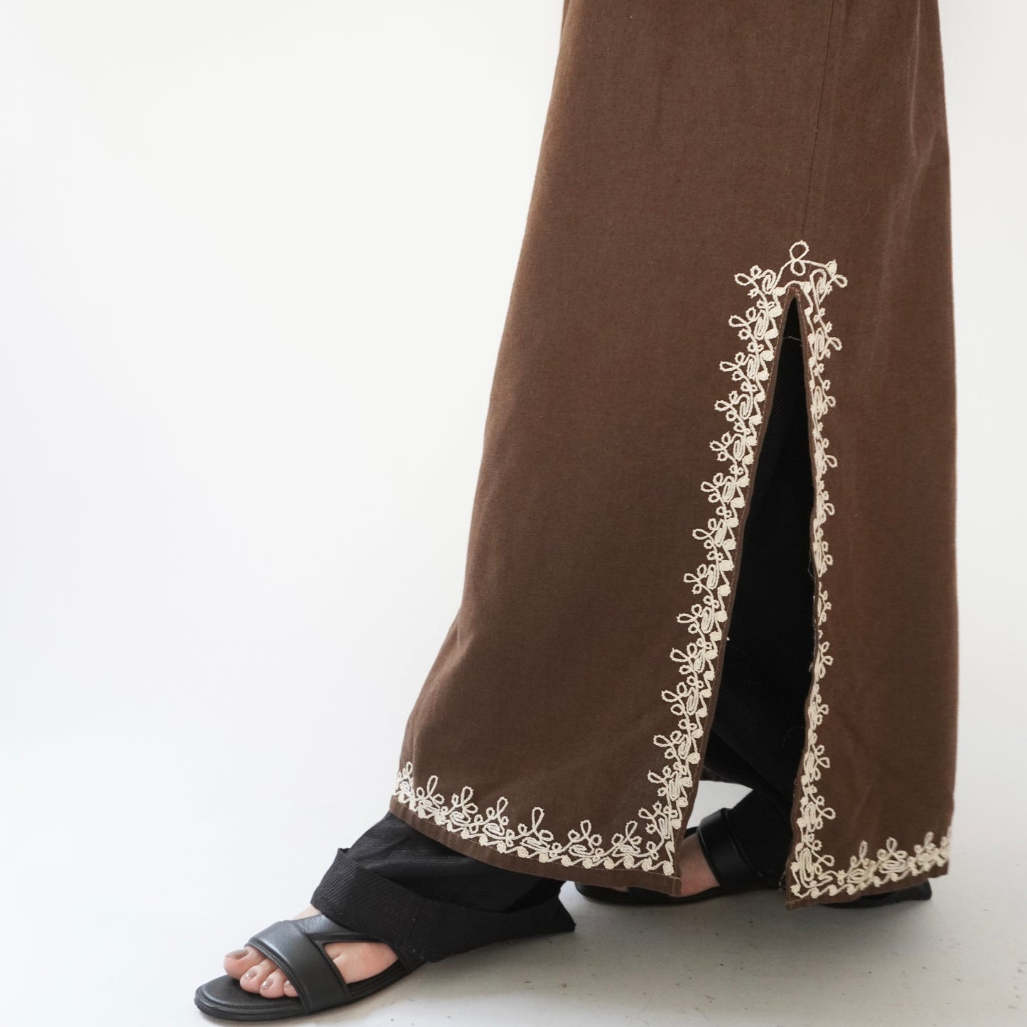 80s Embroidery Dress