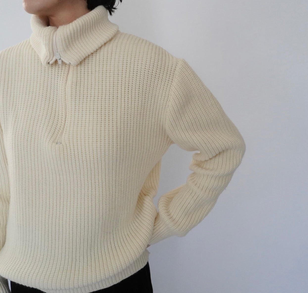 90s Zip Knit