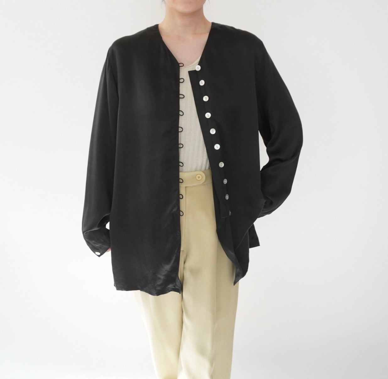 90s Silk Blouse