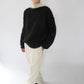 80s Black Mohair Knit